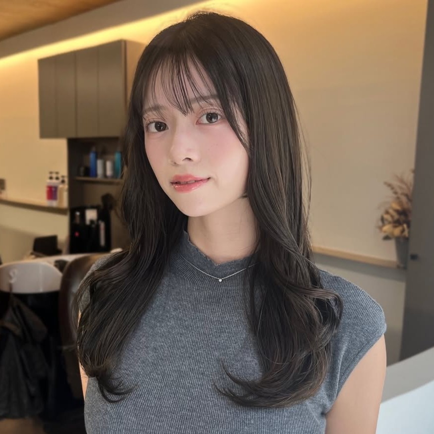 tre/e' hair salonのストレートスタイル