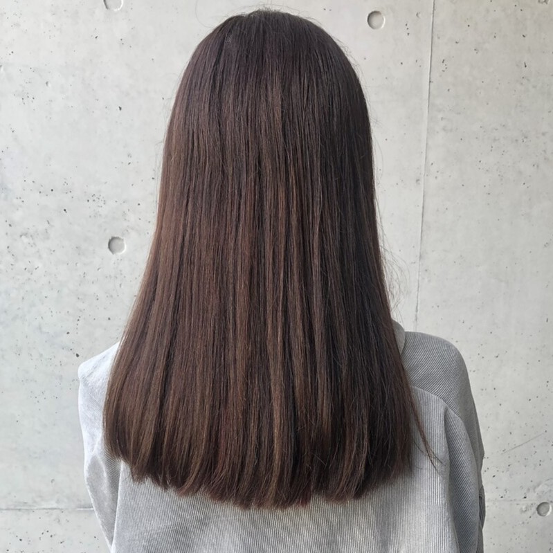 color lover鹿児島店のストレートスタイル