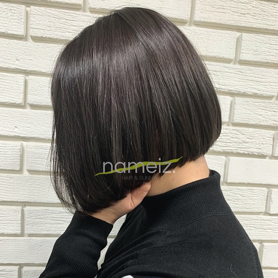 nameiz.のボブスタイル