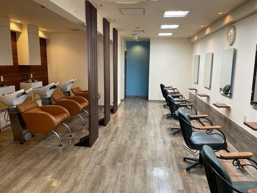 hair＆make kokoの店内写真