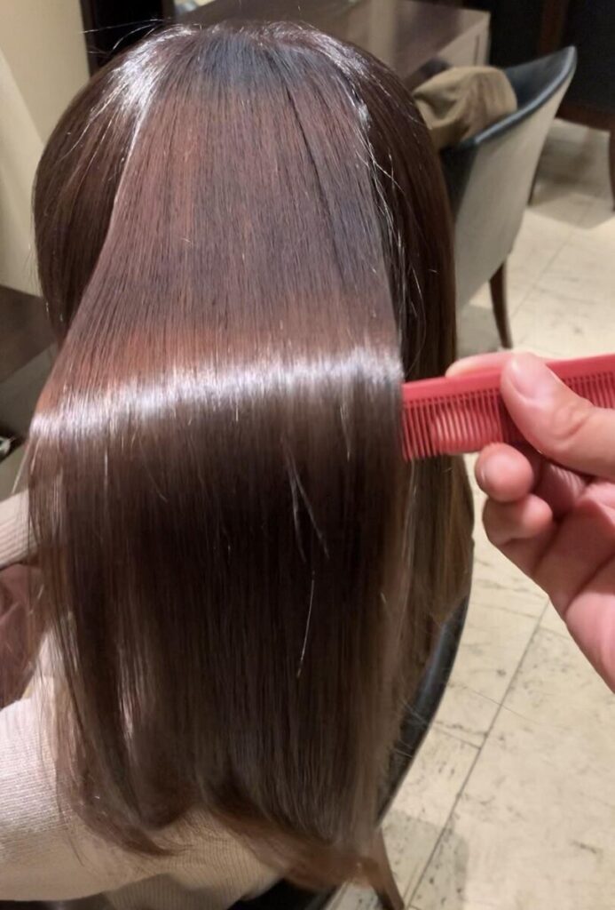 largeのストレートスタイル