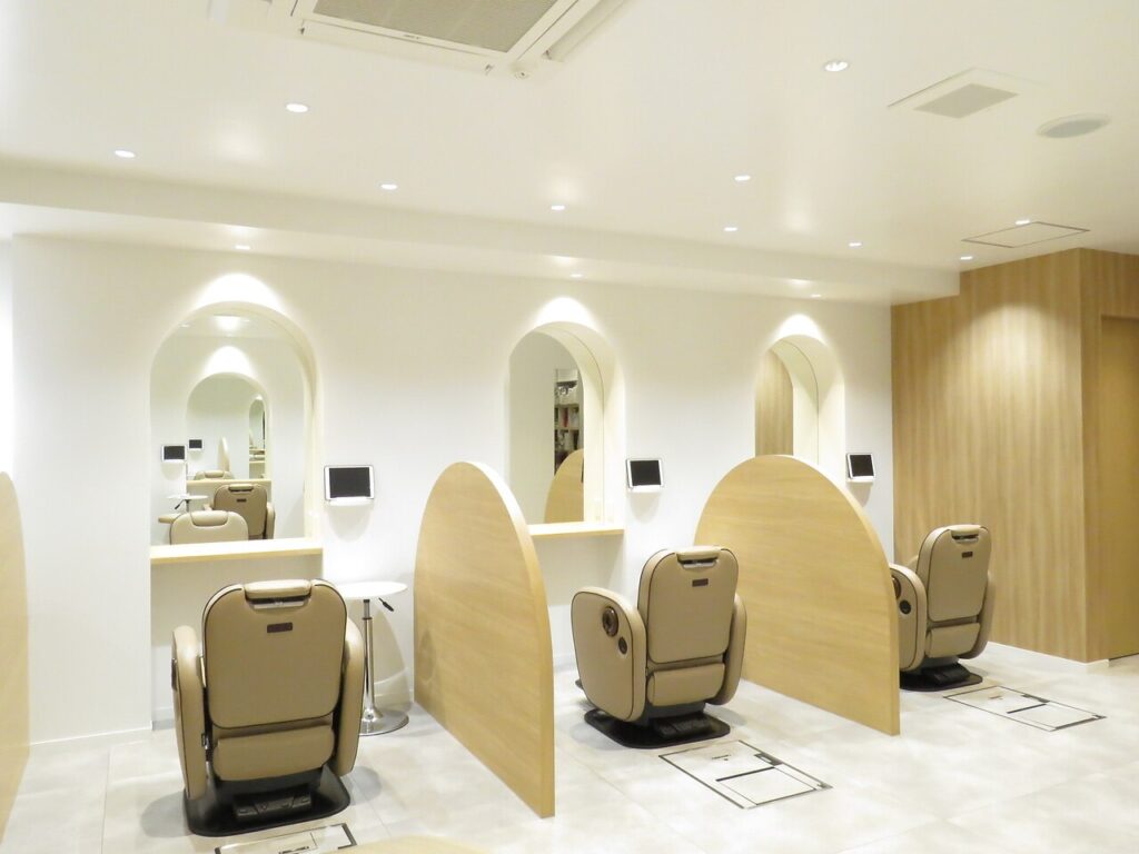 ヘアーアンドビューティーベリーの店内写真