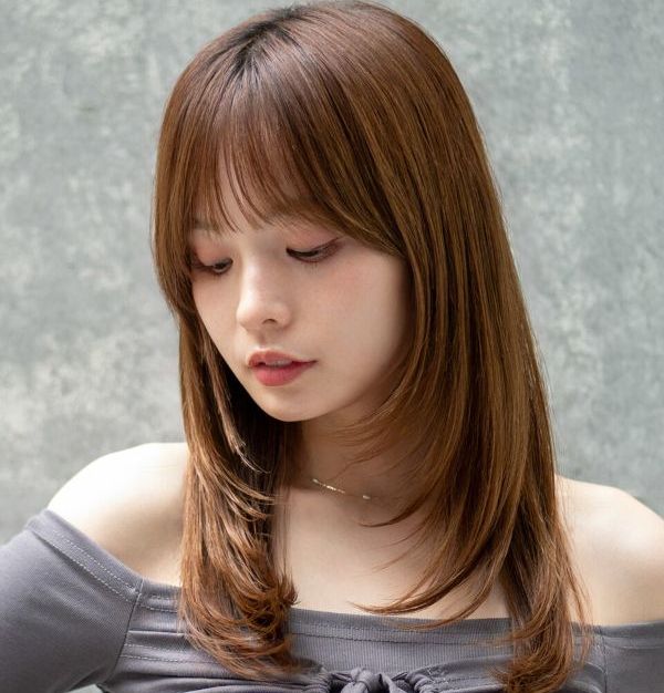 AUBE HAIR gina　浦和店のコシとつやのあるヘアスタイルの写真