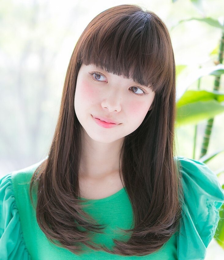 Lapish桜田店のストレートスタイル