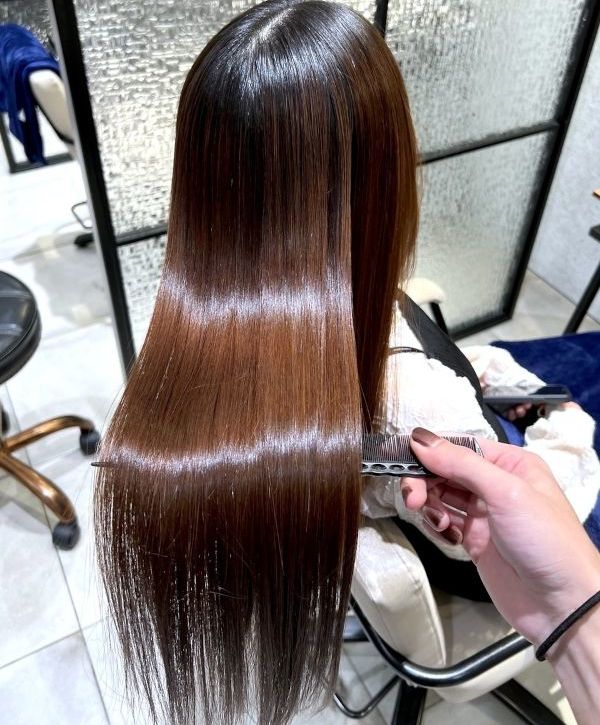 QUATRO × GranCieux 水戸店のツヤのある髪の写真