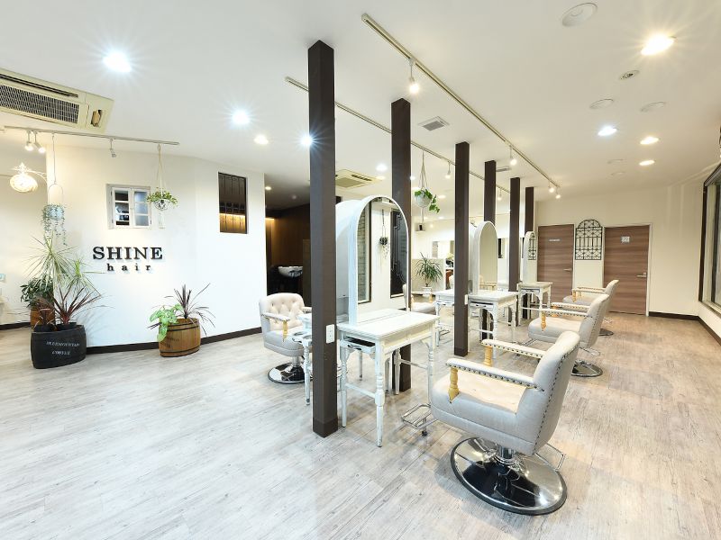 SHINE hair（シャインヘアー）の店内写真
